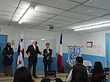 Visita del embajador de Francia