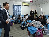 Visita del embajador de Francia