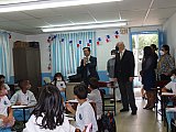 Visita del embajador de Francia