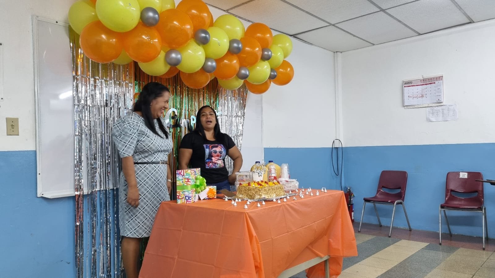 Cumpleaños de Nancy Guardia y de Miriam Caballero